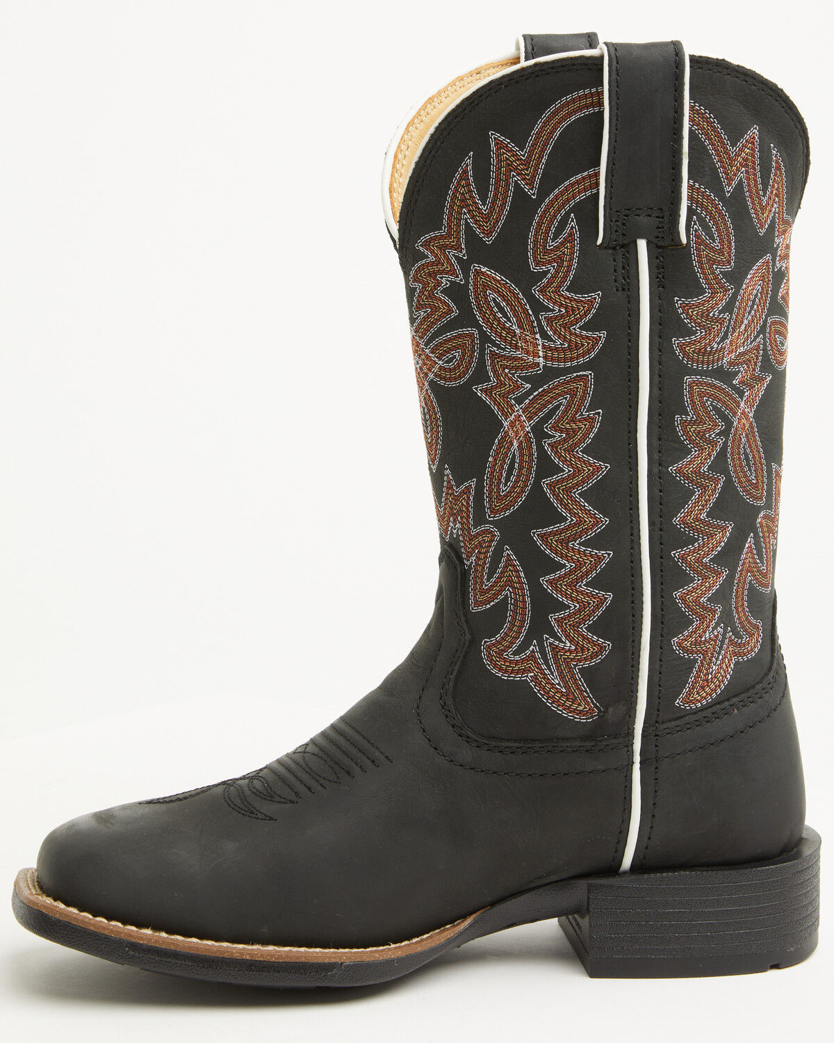 Image #3 - Justin Women's Ashtyn Performance Western Boots - Broad Square Toe, Black, hi-res