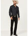 Image #1 - Cody James Black 1978&reg; Men's Lawson Wash Dexter Slim Bootcut Stretch Denim Jeans, Black, hi-res