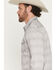 Image #2 - Moonshine Spirit&reg; Men's Fam Club Medallion Print Long Sleeve Snap Western Shirt, White, hi-res