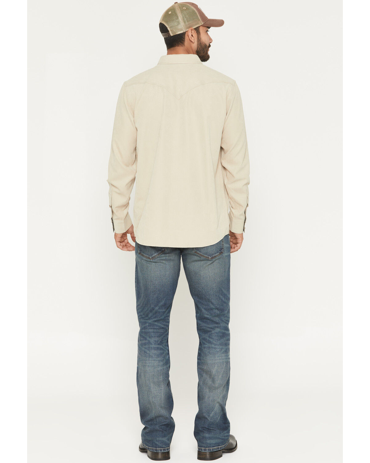Image #3 - Moonshine Spirit&reg; Men's Topper Wash Hutch Slim Bootcut Stretch Denim Jeans, Medium Wash, hi-res