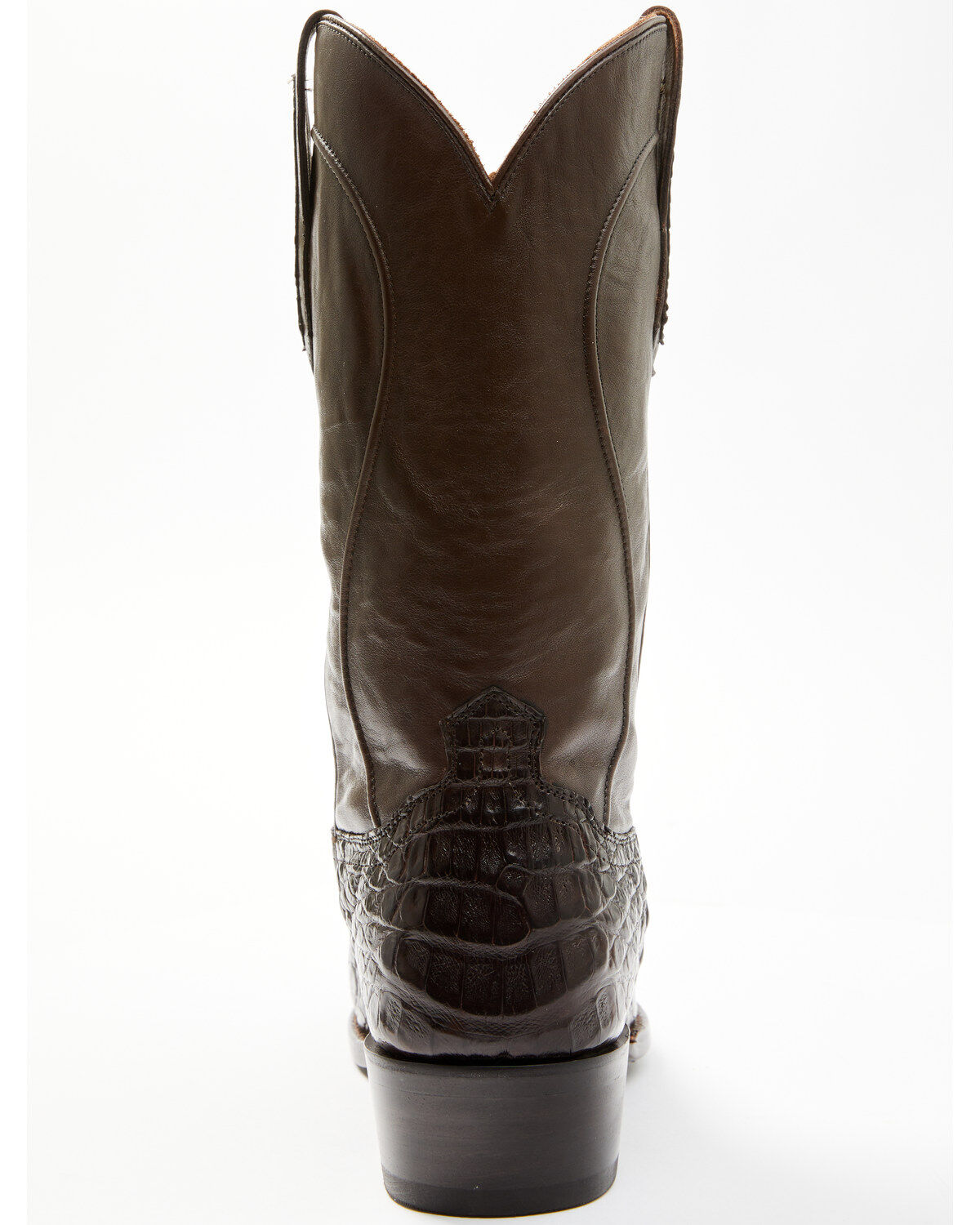 Image #5 - Cody James Black 1978&reg; Men's Chapman Exotic Caiman Belly Western Boots - Round Toe, Chocolate, hi-res