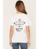 Image #1 - Cowgirl Up Women's Cowgirl State Of Mind Short Sleeve Graphic Tee, White, hi-res