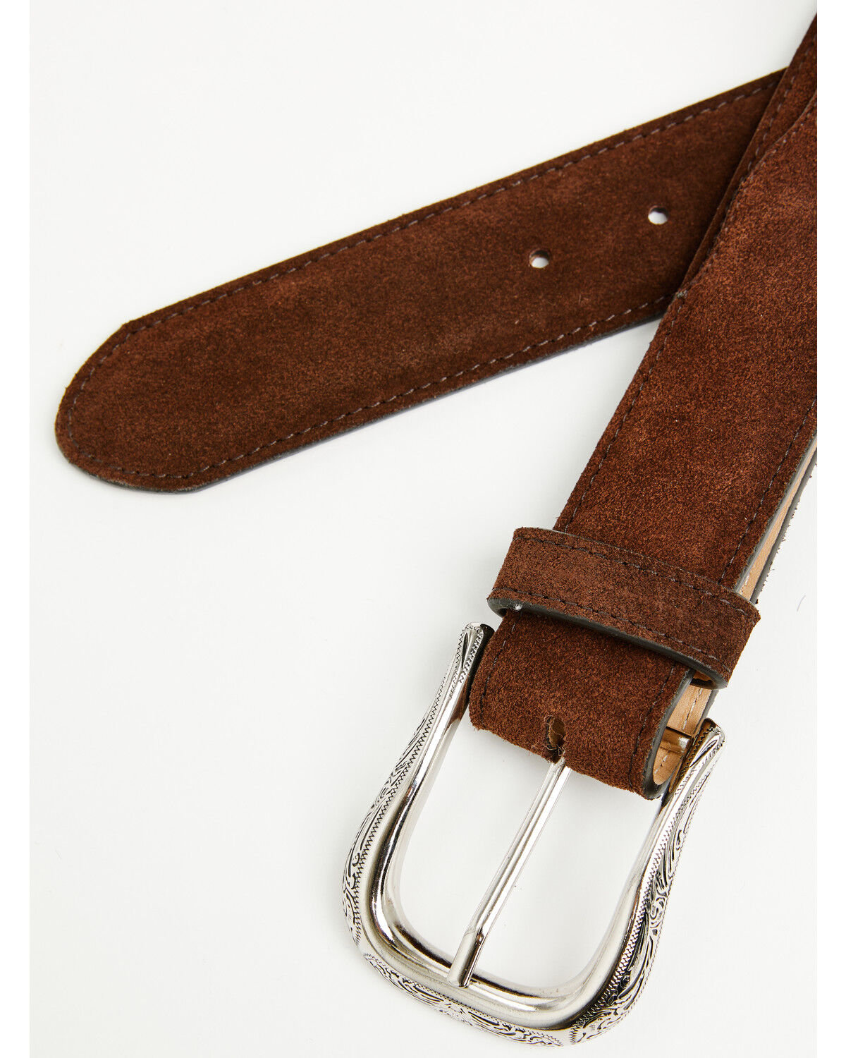Image #3 - Cody James Black 1978&reg; Men's Monty Suede Belt, Chocolate, hi-res