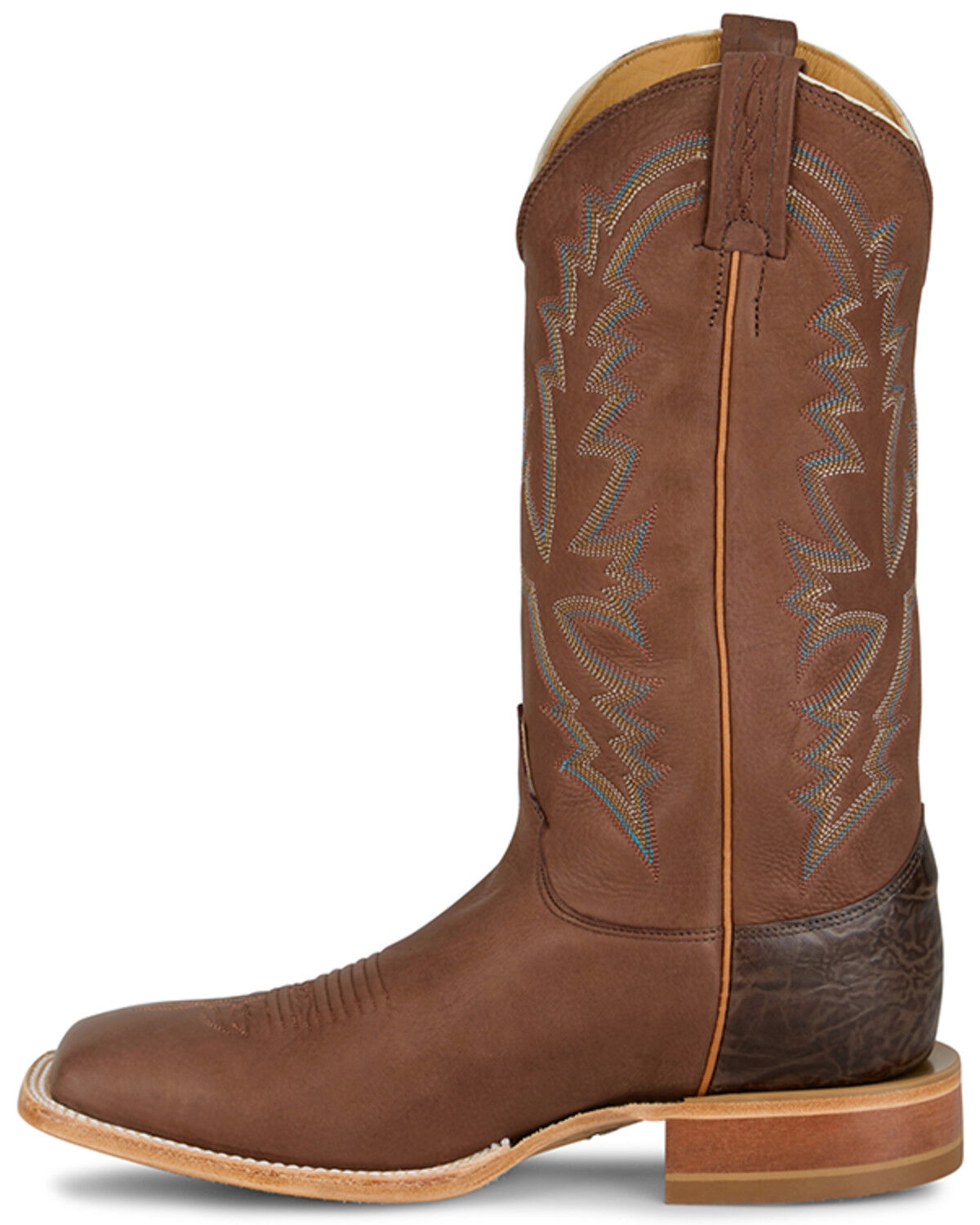 Image #3 - Justin Men's Boston Western Boots - Square Toe, Brown, hi-res