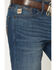 Image #2 - Cinch Men's Ian Dark Wash Slim Bootcut Stretch Denim Jeans, Indigo, hi-res