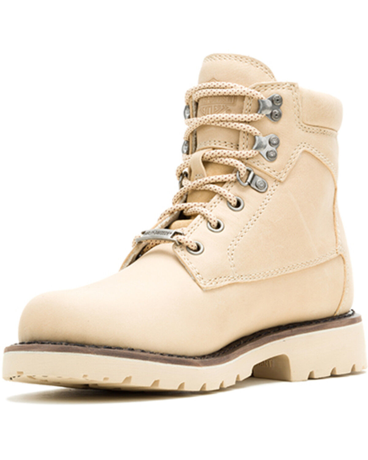 Image #3 - Harley Davidson Women's 5.5" Badlands Motorcycle Boots - Round Toe, Sand, hi-res