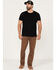 Image #1 - Brothers and Sons Men's Whiskey Wash Tucker Slim Straight Stretch Denim Jeans, Tan, hi-res