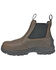 Image #3 - Hoss Men's Met Guard Waterproof Chelsea Work Boots - Composite Toe, Brown, hi-res