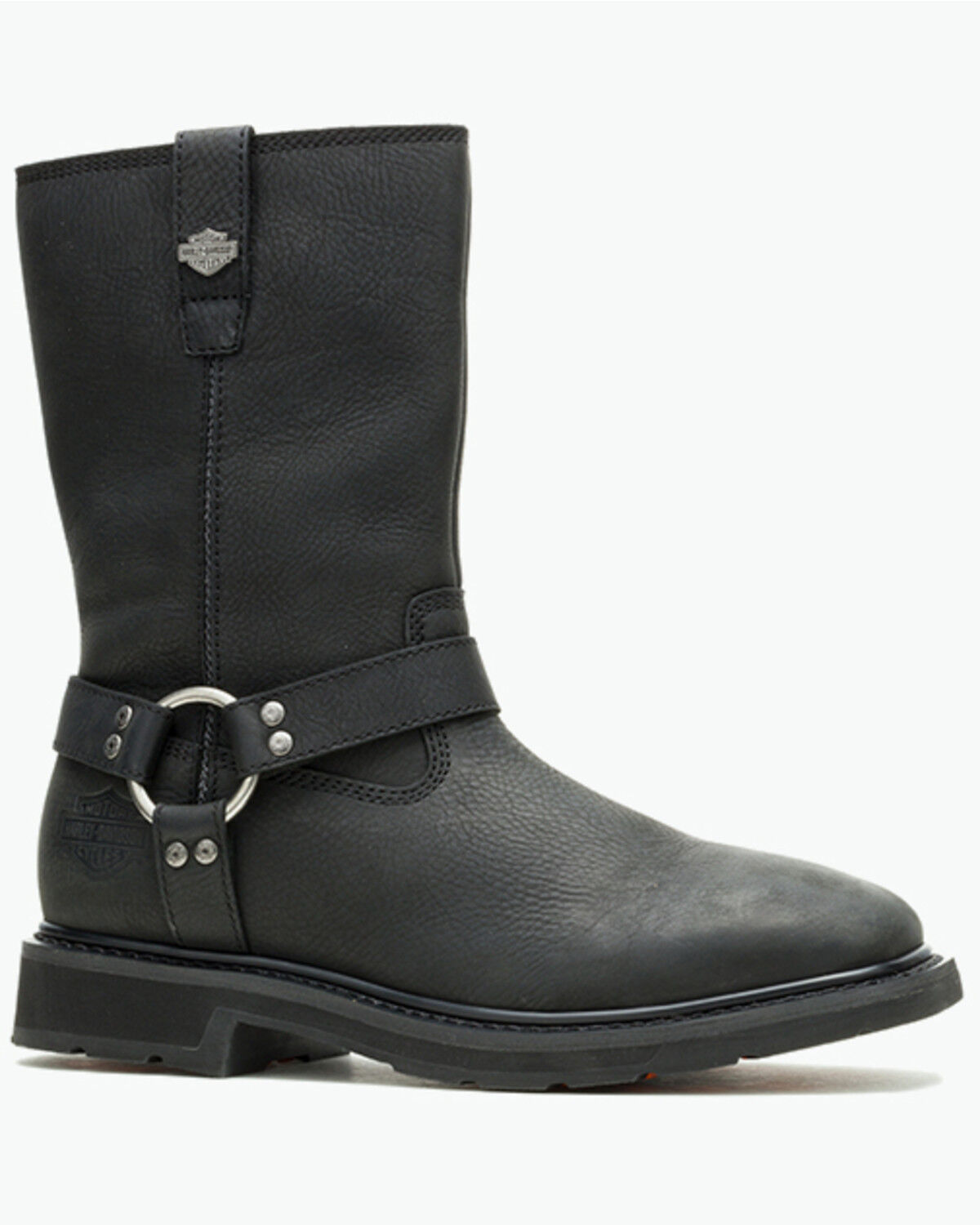Image #2 - Harley Davidson Men's Altman Harness Motorcycle Boots - Broad Square Toe, Black, hi-res