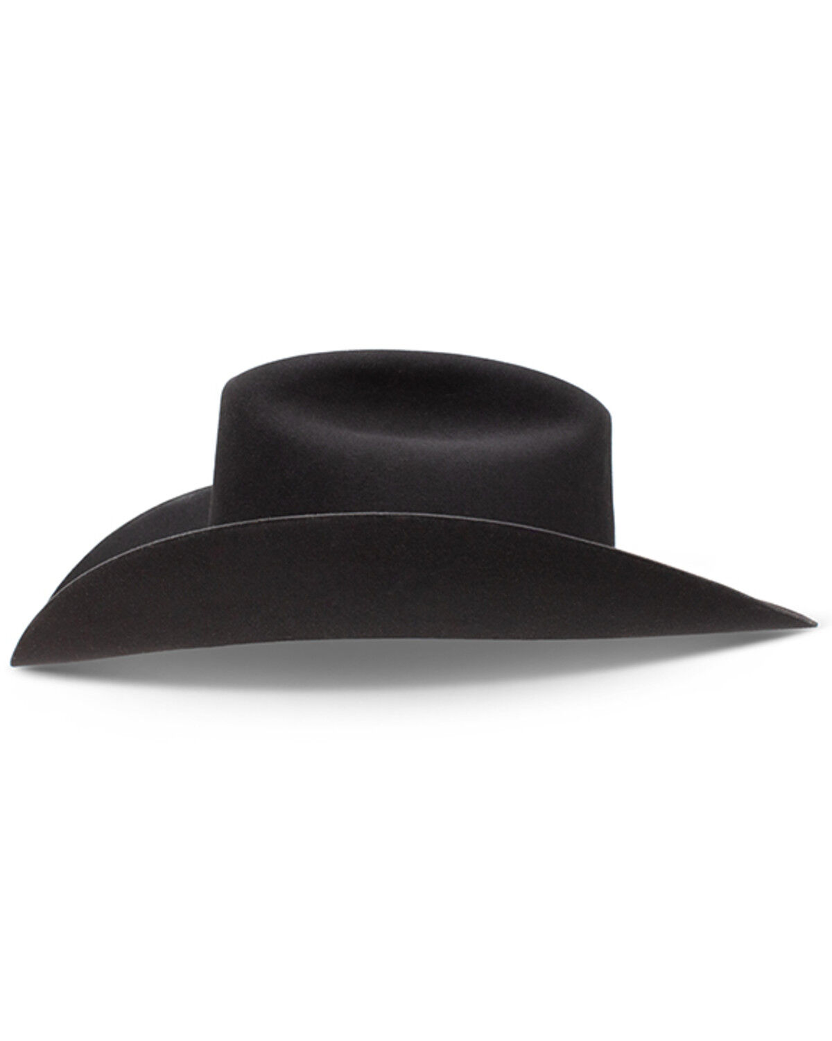 Image #2 - Stetson El Presidente 100X Felt Cowboy Hat, Black, hi-res