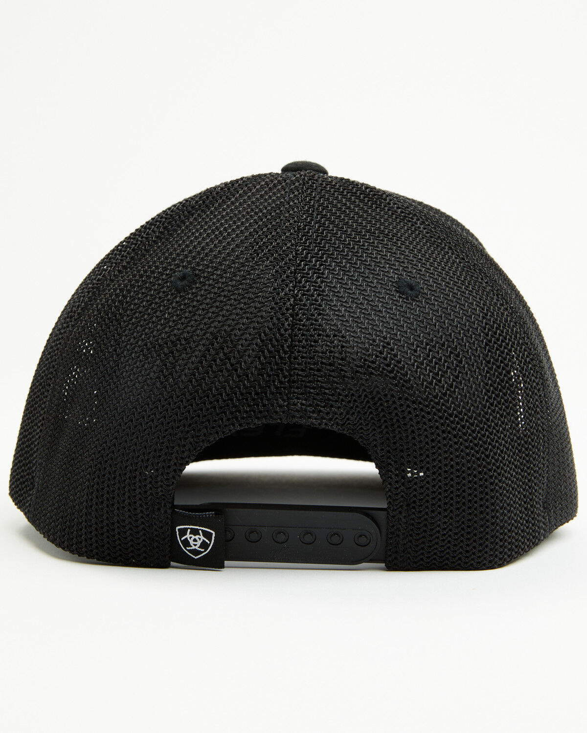 Image #3 - Ariat Men's Embroidered Logo Ball Cap, Black, hi-res