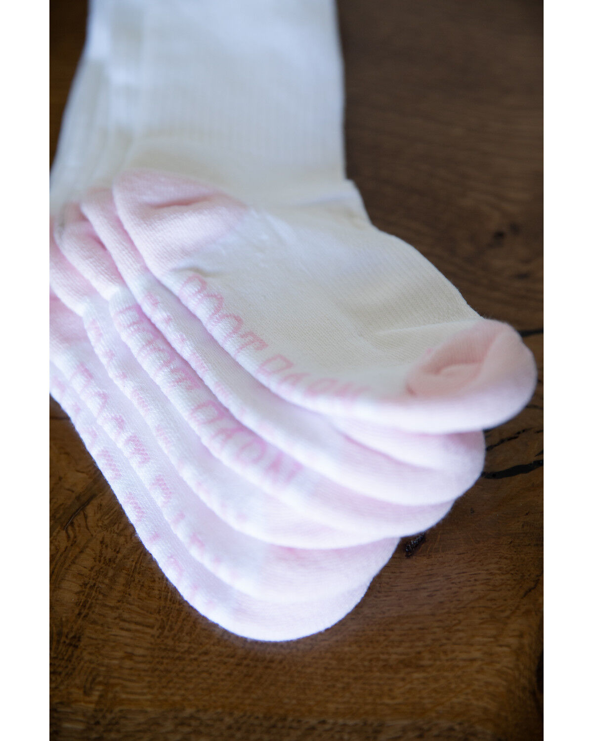Image #2 - Boot Barn Women's Basic Crew Sock Pack - 3 Pack, White, hi-res