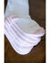 Image #2 - Boot Barn Women's Basic Crew Sock Pack - 3 Pack, White, hi-res