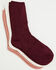 Image #2 - Boot Barn Women's Cozy Luxe Textured Socks - 3 Pack, Pink, hi-res