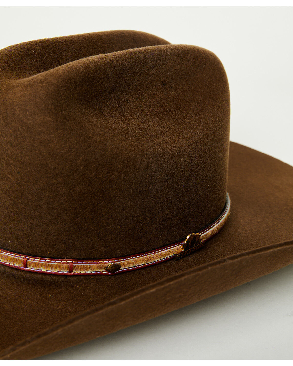 Image #3 - Stetson Powder River 4X Buffalo Fur Felt Hat, Mink, hi-res
