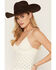 Image #2 - By Together Women's Eyelet Cutout Sleeveless Tank Top, Ivory, hi-res