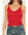 Image #3 - Rock & Roll Denim Women's Knit Tank Top, Red, hi-res