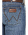 Image #4 - Wrangler Retro Men's Moore Dark Wash Slim Bootcut Stretch Denim Jeans, Dark Wash, hi-res