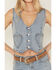 Image #3 - 26 International Women's Heart Pocket Denim Vest, Medium Wash, hi-res