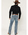 Image #3 - Cody James Men's Kansas Light Wash Wyatt Slim Bootcut Stretch Denim Jeans, Light Wash, hi-res