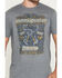 Image #3 - Moonshine Spirit&reg; Men's Snake Guitars Short Sleeve Graphic T-Shirt, Charcoal, hi-res