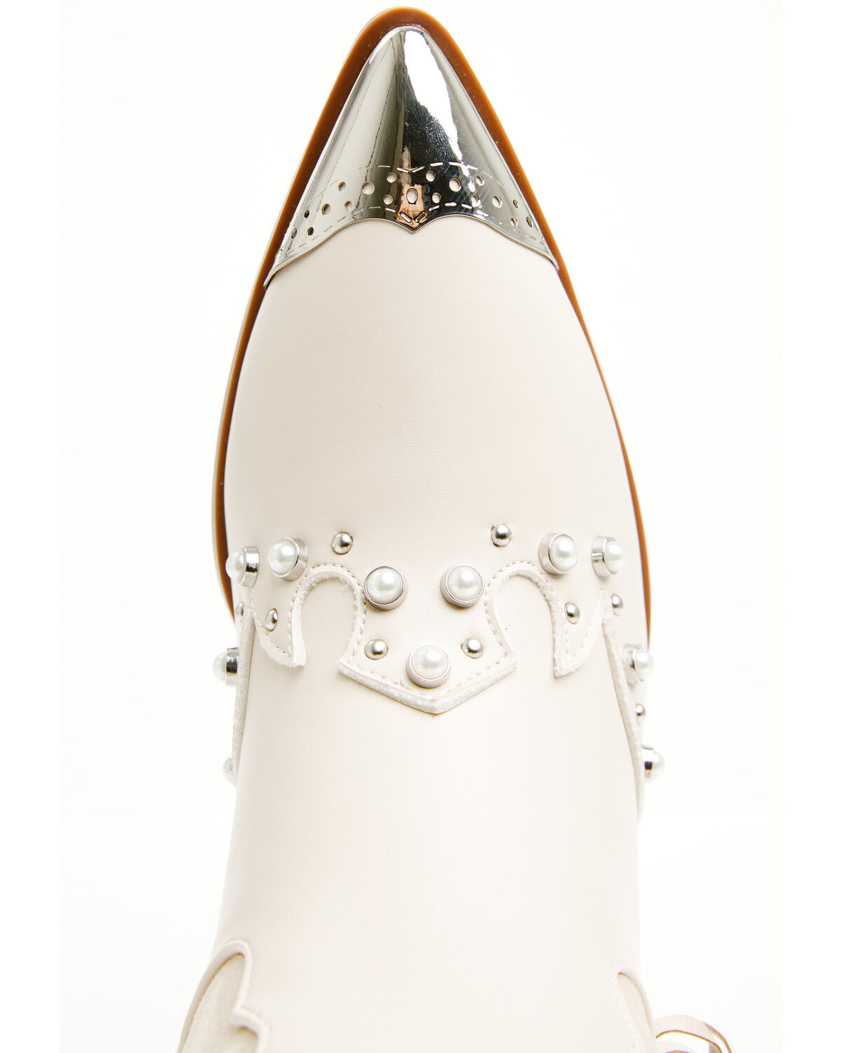 Image #6 - Azalea Wang Women's Pelagius Tall Fringe Western Boots - Round Toe, Cream, hi-res