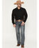 Image #1 - Rock & Roll Denim Men's Double Barrel Medium Wash Relaxed Straight Boot Denim Jeans, Medium Wash, hi-res