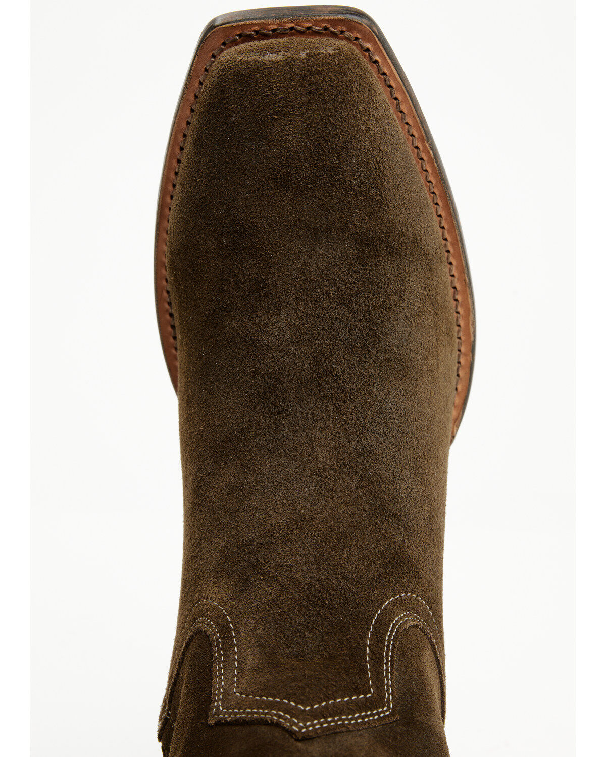 Image #6 - Moonshine Spirit&reg; Men's Pancho 8" Roughout Western Boots - Square Toe, Dark Brown, hi-res