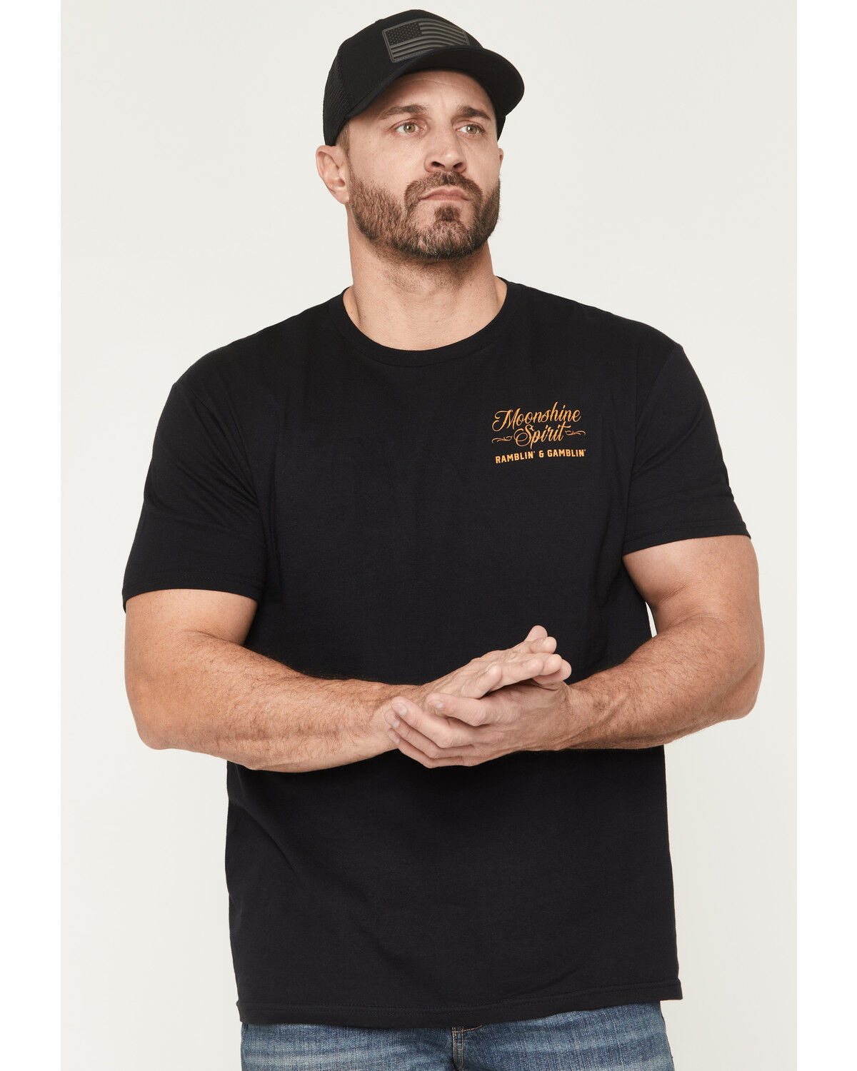 Image #2 - Moonshine Spirit&reg; Men's Lady Short Sleeve Graphic T-Shirt, Black, hi-res