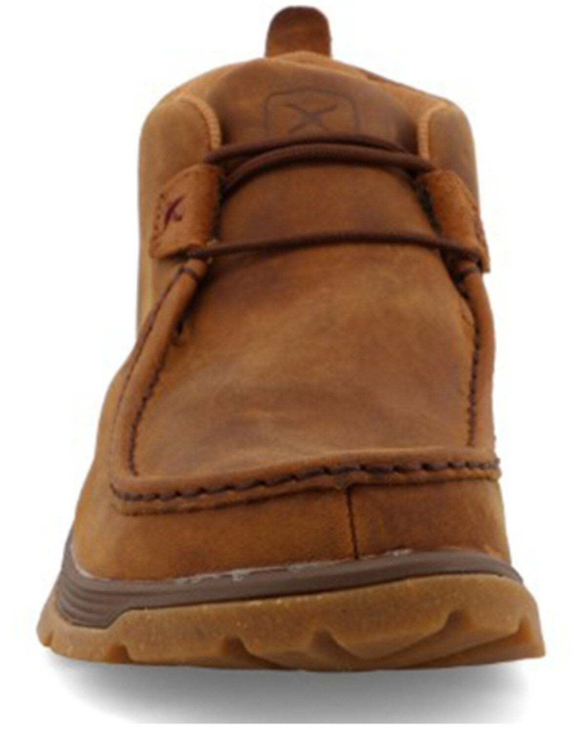 Image #4 - Twisted X Men's Chukka Oblique Toe Shoes - Moc Toe, Brown, hi-res