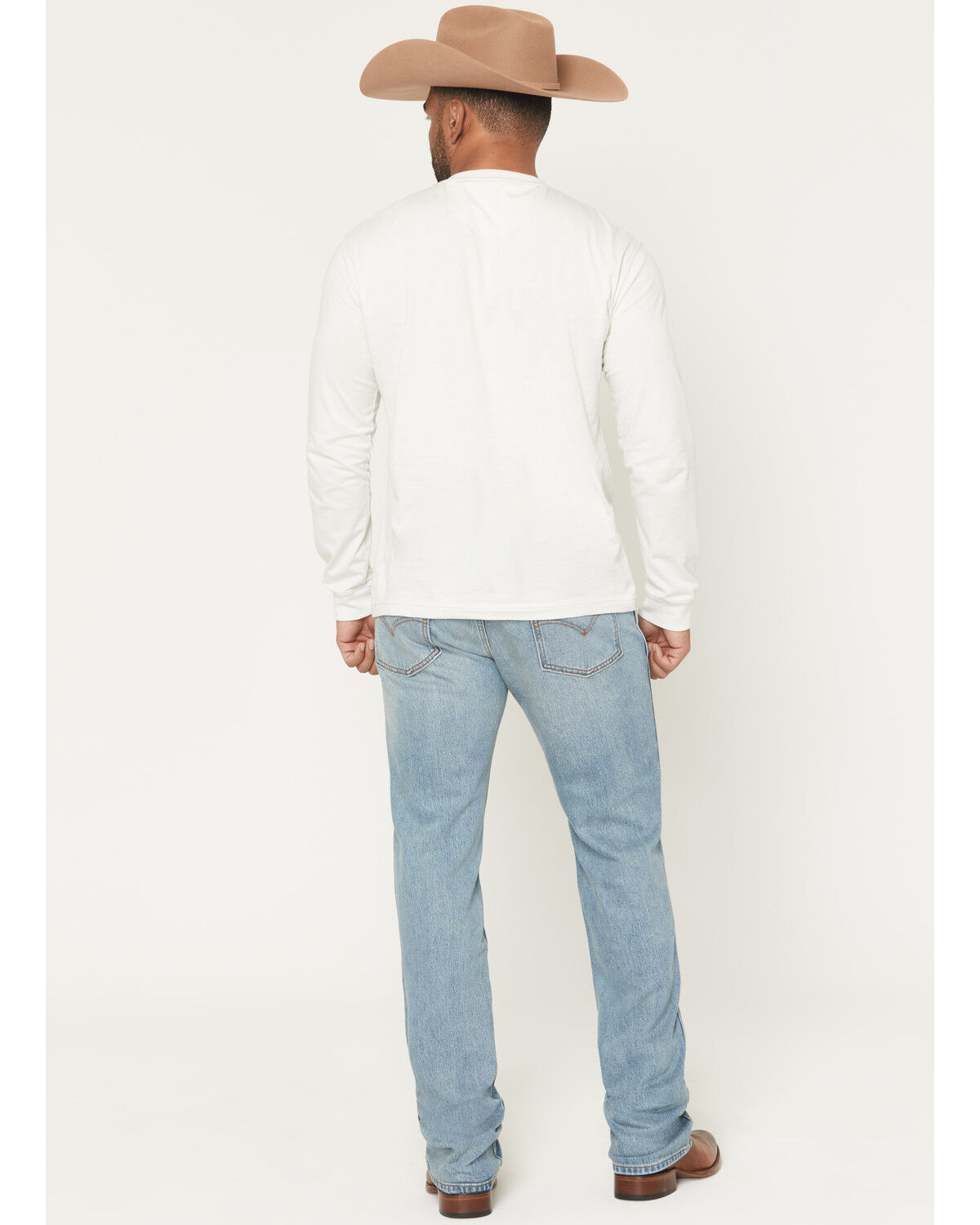 Image #3 - Levi&rsquo;s Men&rsquo;s 537 Running Early Light Wash Western Bootcut Stretch Denim Jeans, Light Wash, hi-res