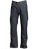 Image #1 - Lapco Men's FR Dark Wash Modern Fit Bootcut Work Jeans - Big, Dark Blue, hi-res