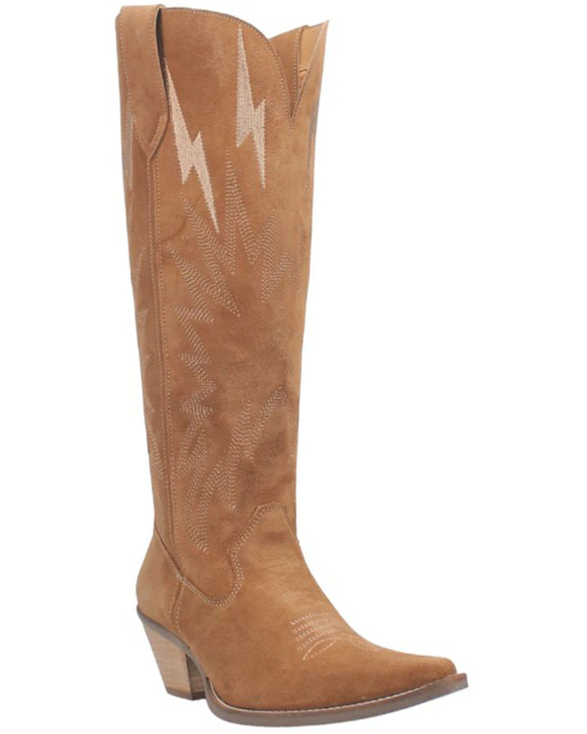 Dingo Women's Thunder Road Western Performance Boots - Snip Toe, Camel, hi-res