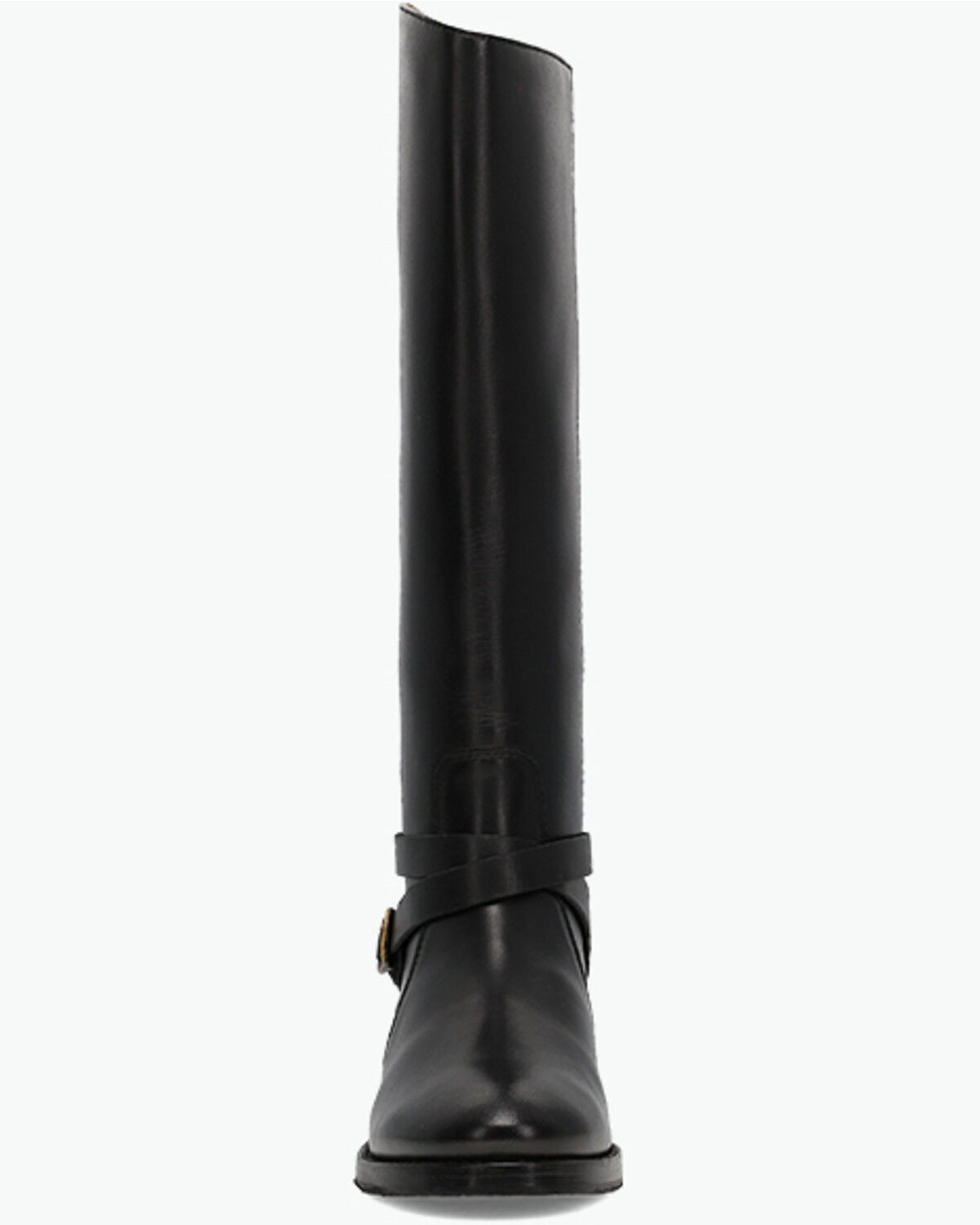 Image #4 - Frye Women's Melissa Belted Riding Wide Calf Fashion Boots - Round Toe, Black, hi-res