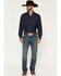 Image #1 - Wrangler Retro Men's 77MWZ Henry Medium Wash Slim Bootcut Stretch Denim Jeans, Medium Wash, hi-res