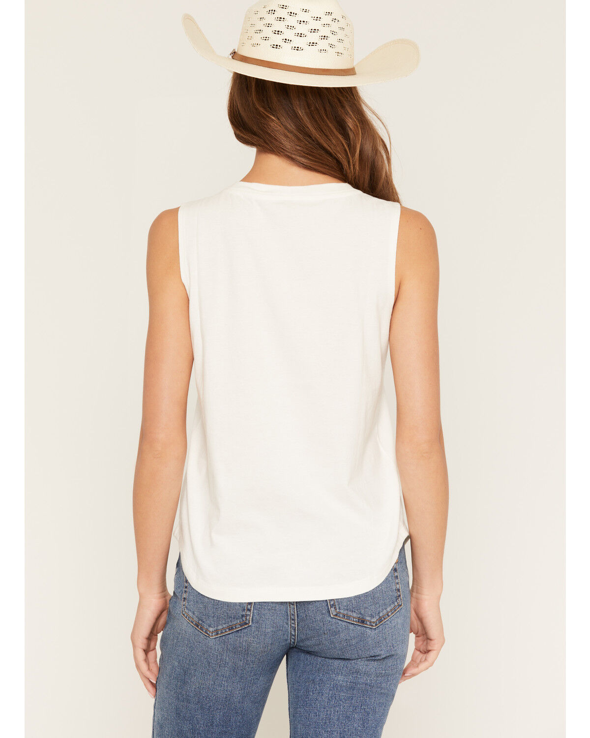 Image #4 - Shyanne Women's Land of the Brave Graphic Tank, Cream, hi-res