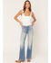 Image #3 - 7 For All Mankind Women's Light Wash Tailorless Bootcut Stretch Denim Jeans, Light Wash, hi-res