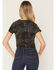 Image #4 - Levi's Women's Premium Cowboy Sporty Short Sleeve Cropped Tee, Black, hi-res