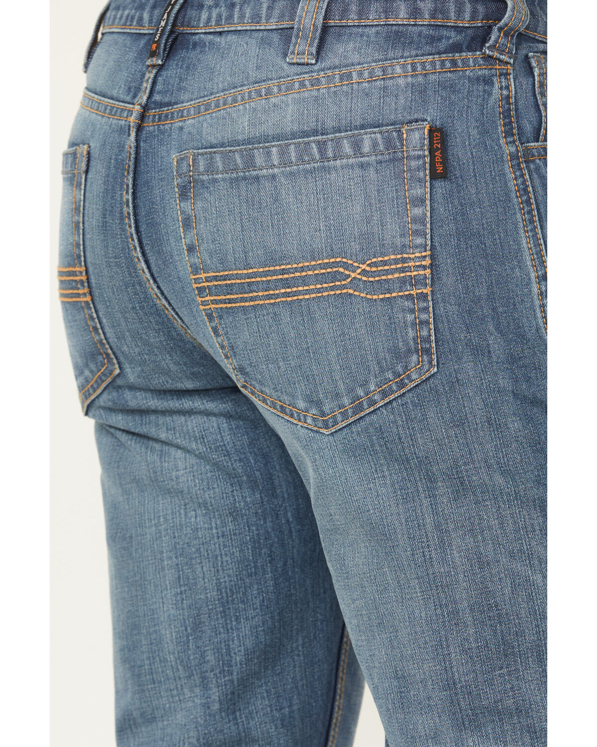 Image #4 - Cody James Men's FR Light Wash Equalizer Straight Denim Work Jeans - Big, Light Wash, hi-res