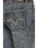 Image #4 - Rock & Roll Denim Men's Double Barrel Medium Wash Relaxed Straight Boot Denim Jeans, Medium Wash, hi-res