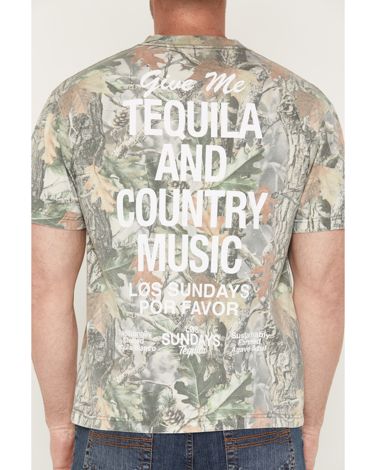 Image #4 - Los Sundays Men's Tequila & Country Music Camo Print Short Sleeve Graphic T-Shirt, Camouflage, hi-res