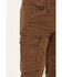 Image #2 - Strauss Men's E.S. Vintage Cargo Work Pants, Brown, hi-res