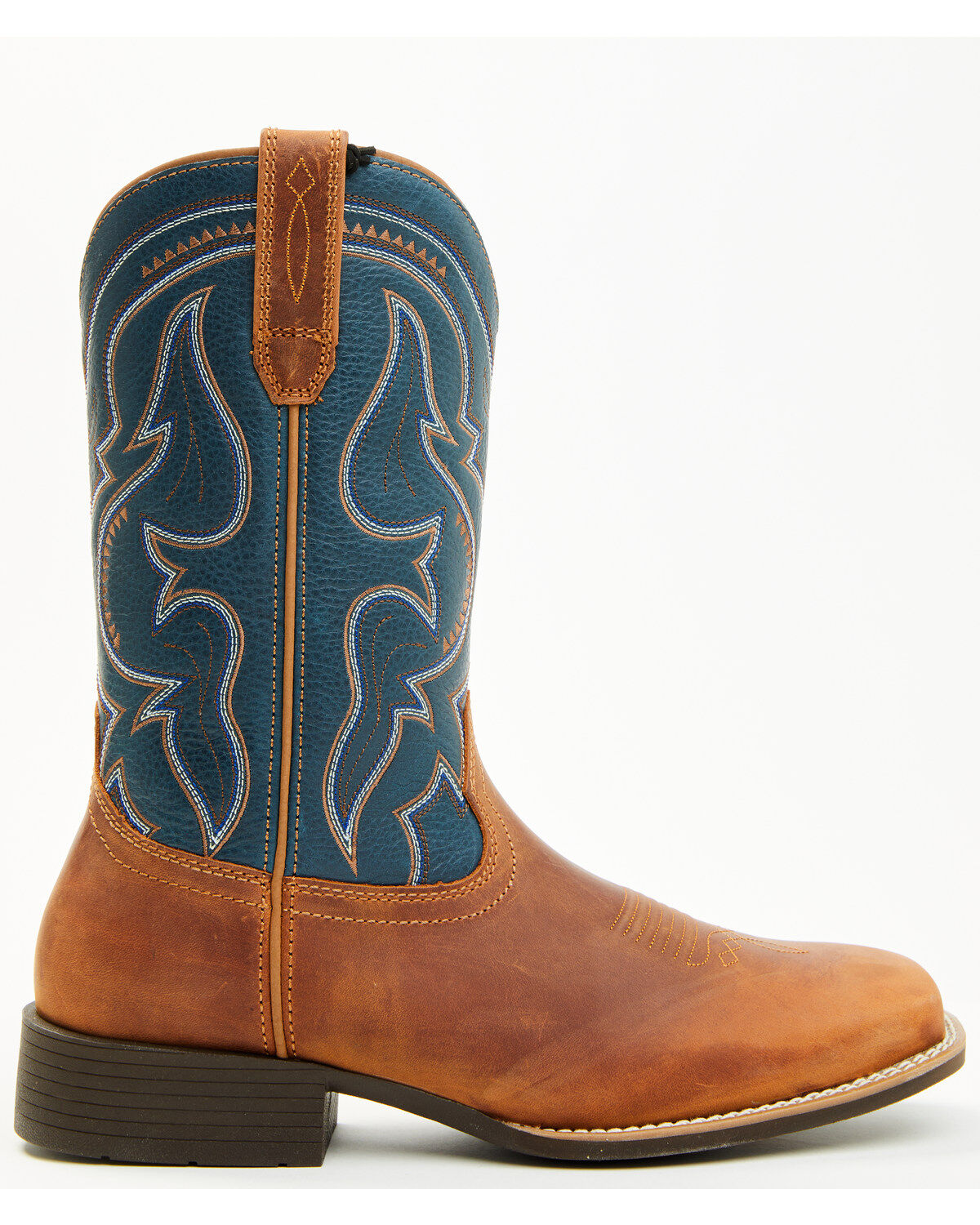 Image #2 - Cody James Cush Core&reg; Men's Maverick Performance Western Boots - Broad Square Toe, Blue, hi-res