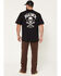Image #3 - Hawx Men's Axel Duck Double Front Carpenter Stretch Work Pants, Brown, hi-res