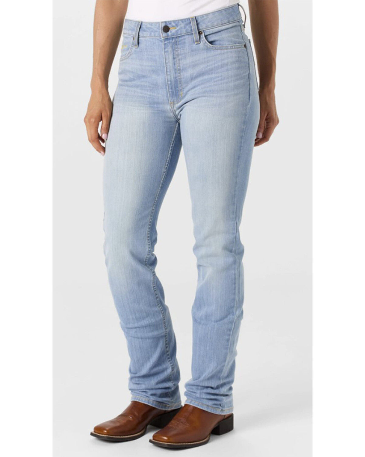 Image #1 - Kimes Ranch Women's Sarah Light Wash High Rise Slim Bootcut Jeans, Light Wash, hi-res