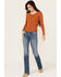 Image #1 - Idyllwind Women's Bayside Rebel Mid Rise Bootcut Super Stretch Denim Jeans, Medium Wash, hi-res
