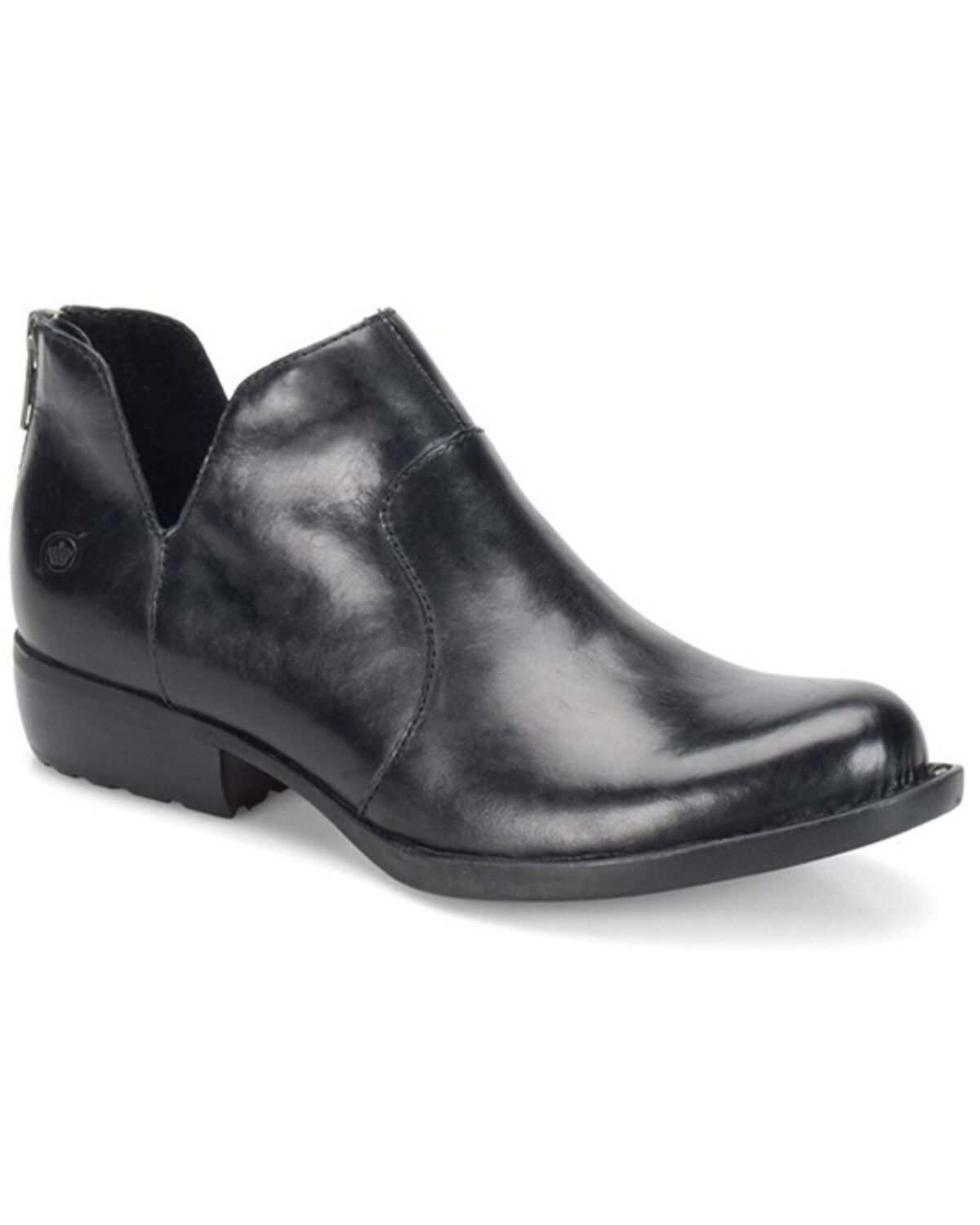Born Women's Kerri Booties - Round Toe, Black, hi-res