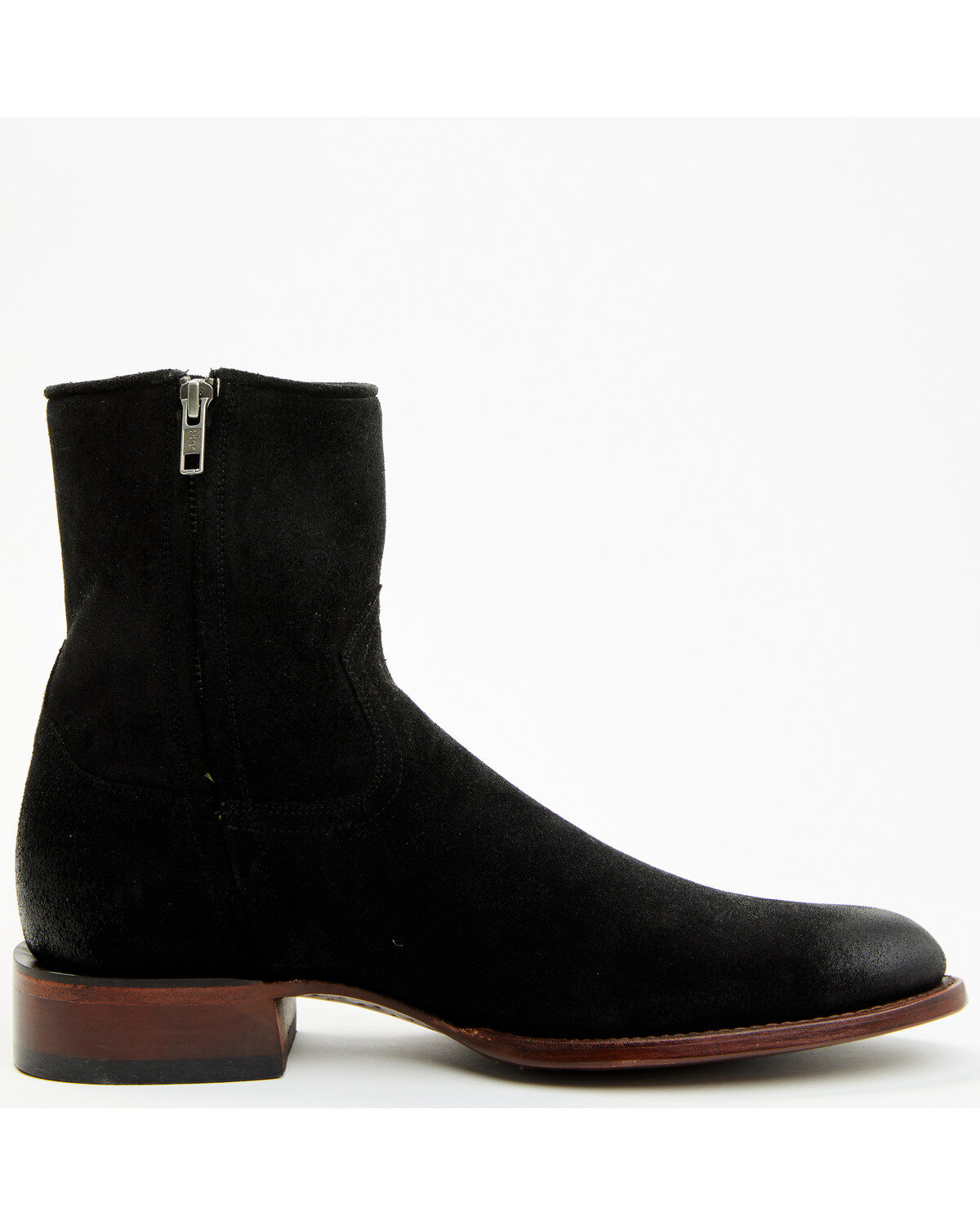 Image #3 - Moonshine Spirit&reg; Men's Pancho Roughout Ankle Boots - Round Toe, Black, hi-res