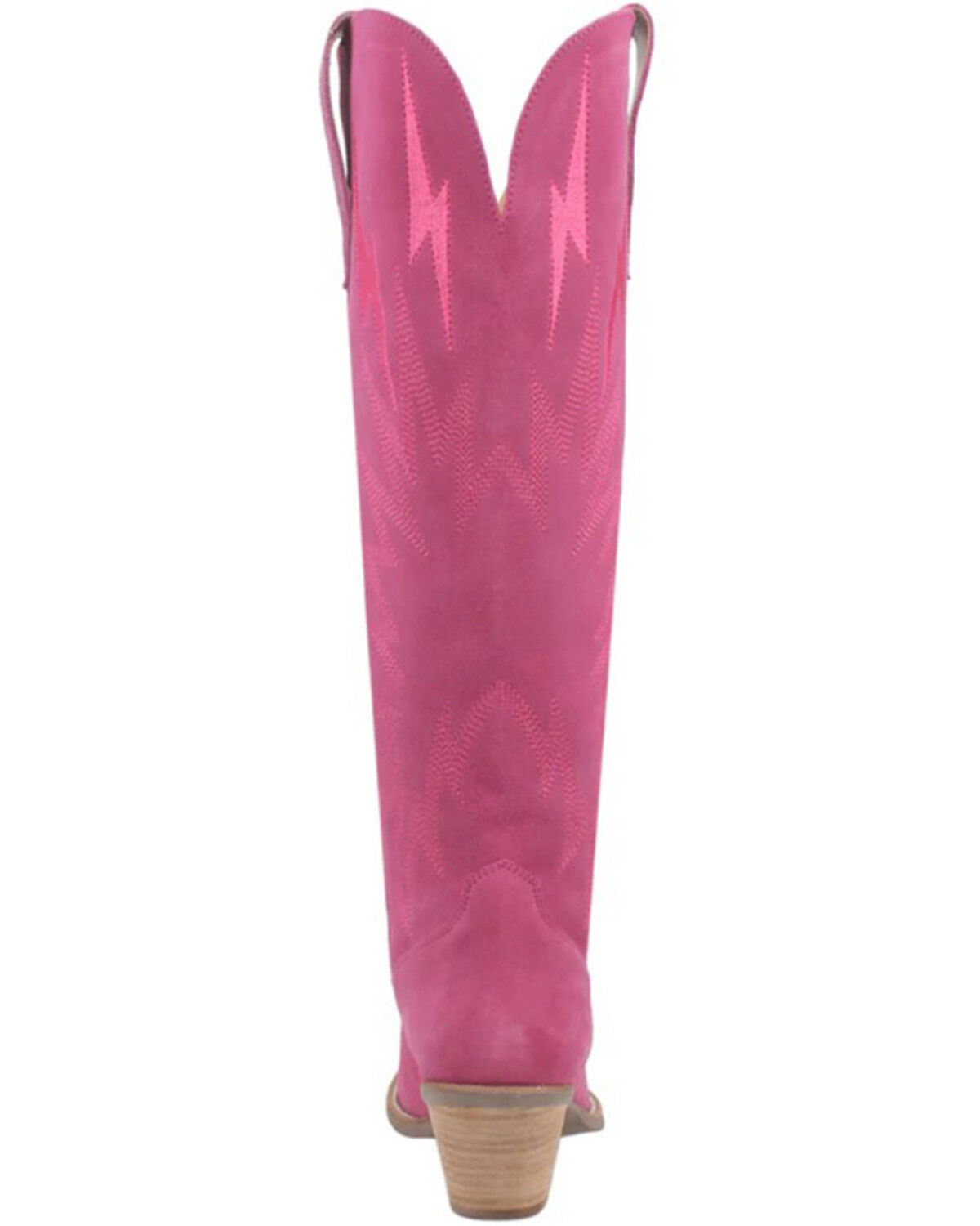 Image #4 - Dingo Women's Thunder Road Western Boots - Snip Toe, Fuchsia, hi-res