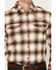 Image #3 - Cody James Black 1978&reg; Men's Broadwater Plaid Print Long Sleeve Button-Down Flannel Shirt, Tan, hi-res